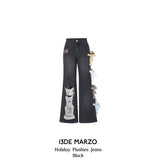 13DE MARZO | 2504 Holiday Plushies Jeans Black