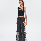 13DE MARZO | 2504 Holiday Plushies Jeans Black