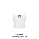 13DE MARZO | 2504 Sunburnt Bear Cooling Tank White