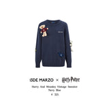 13DE MARZO | 2511 Harry Potter Harry and Weasley Vintage Sweater Navy Blue