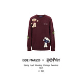 13DE MARZO | 2511 Harry Potter Harry and Weasley Vintage Sweater Red