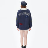 13DE MARZO | 2511 Harry Potter Harry and Weasley Vintage Sweater Navy Blue