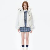 13DE MARZO | 2511 Harry Potter Hedwig Hogwarts Offer Bear Hoodie