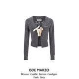 13DE MARZO | 2511 DoozooCuddleButtonCardigan Grey