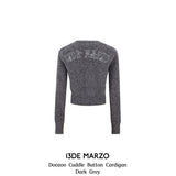 13DE MARZO | 2511 DoozooCuddleButtonCardigan Grey