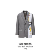 13DE MARZO | 2511 Tailor Bear PatchSuit Grey