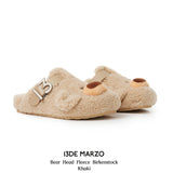 13DE MARZO | 2512 Bear Head Fleece Birkenstock Khaki