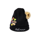 13DE MARZO | Palda Bear Velcro Patch Toque, Black