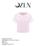 OZLANA SS2303 Tennis Club Raglan Tee Pink