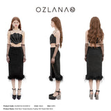 OZLANA SS2303 Shell Born Tweed Bustier