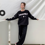 MacyMccoy 星星英文字母加绒卫衣