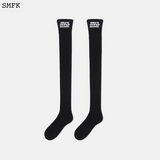 SMFK 复古校园破坏高筒袜 2双
