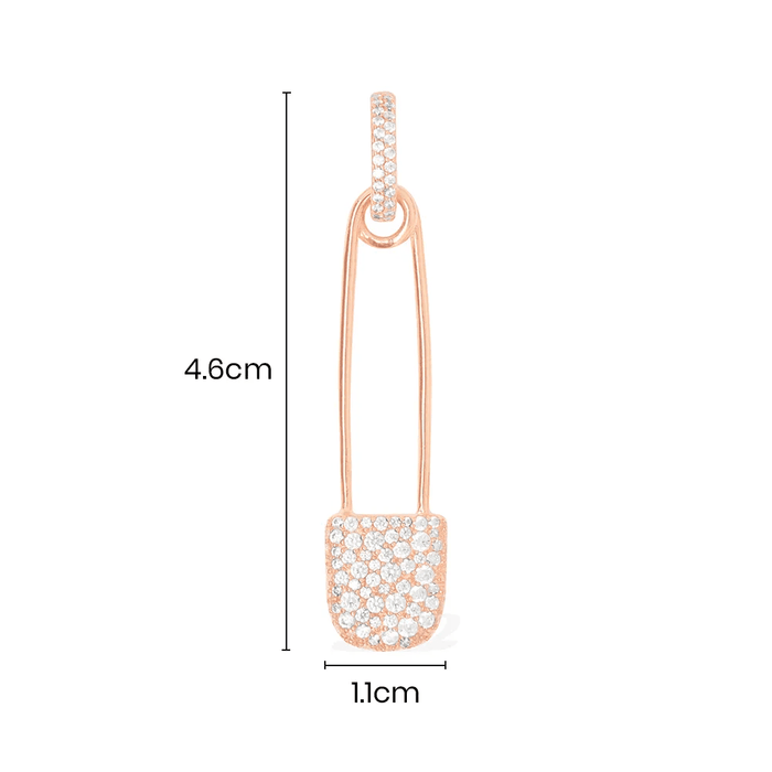 Apm monaco discount safety pin earring